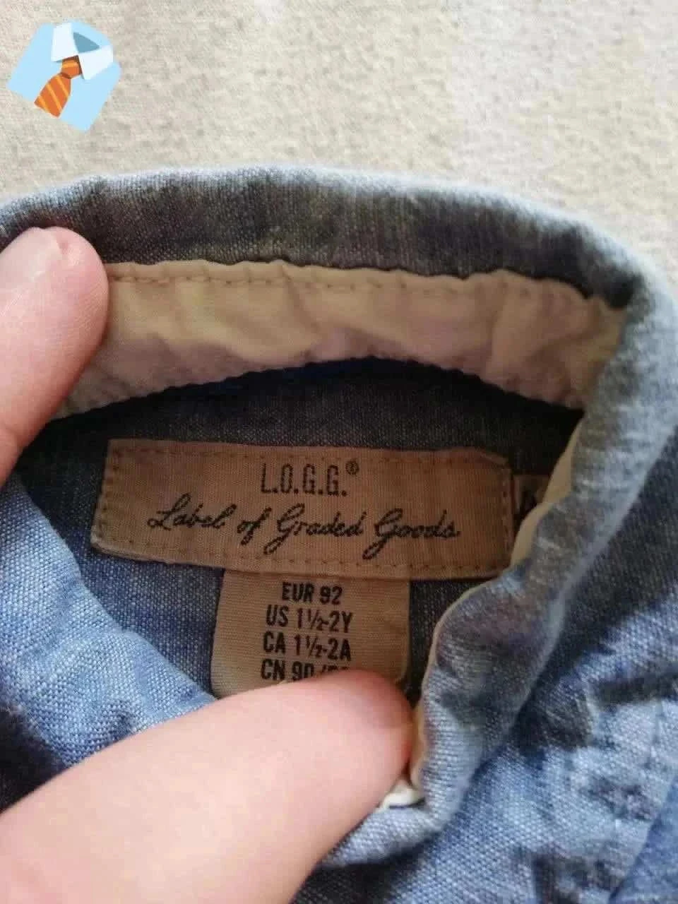 L.O.G.G Camisa de Ganga para Menino 92 cm Bom estado Denim com estilo – photo 3